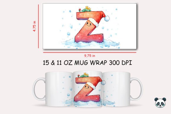 Christmas Baby Letter D Mug Wrap 32: A Brand Designer’s Review