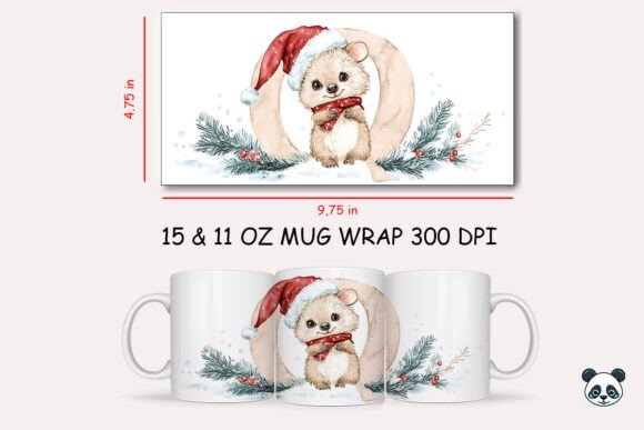 Christmas Baby Letter Q with Quokka Mug Wrap Graphics and Crafts Review