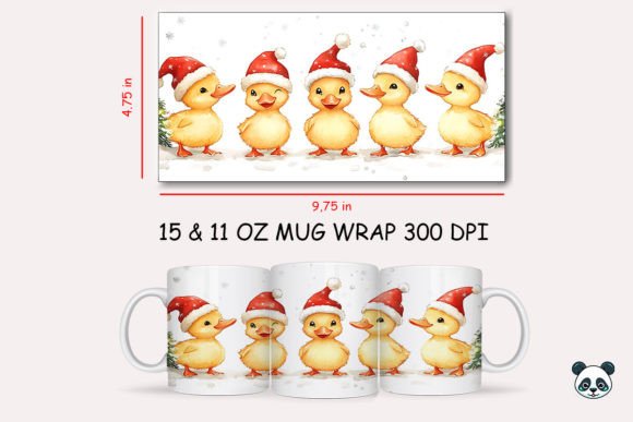 Christmas Duck Mug Wrap Graphics & Crafts Review