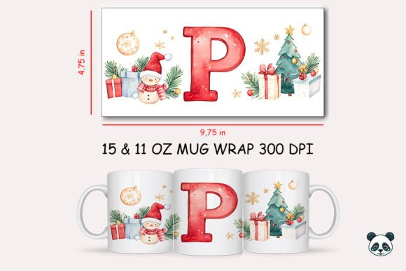Christmas Letter P Mug Wrap Sublimation: A Graphics and Crafts Review