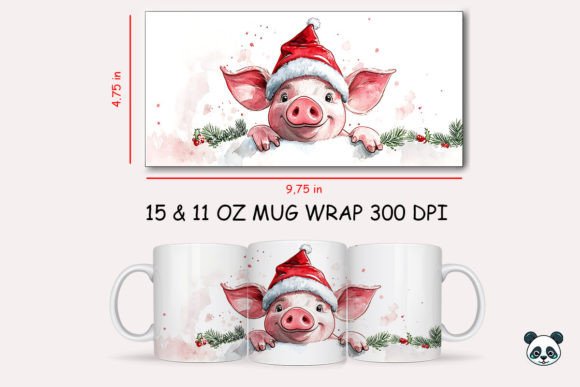 Christmas Pig Mug Wrap Review