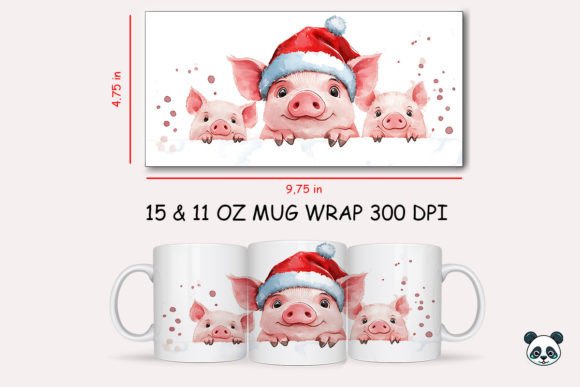 Review: Christmas Pig Mug Wrap 1