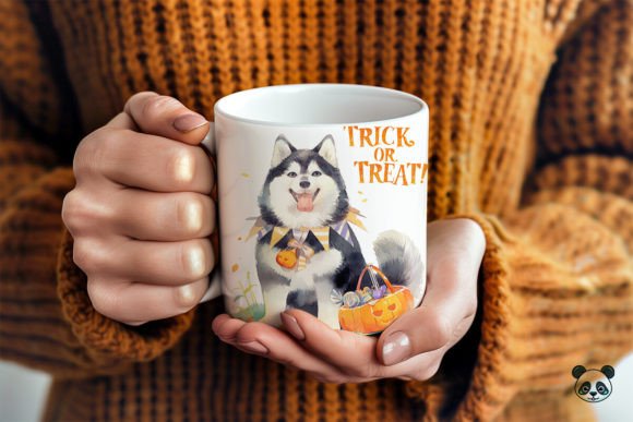 Siberian Husky Trick or Treat 3D Mug Wrap 2 Review